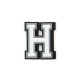 Crocs Jibbitz Letter H